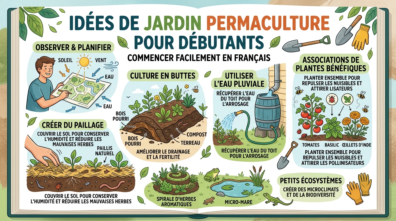Idées jardin permaculture débutant : lancez-vous facilement